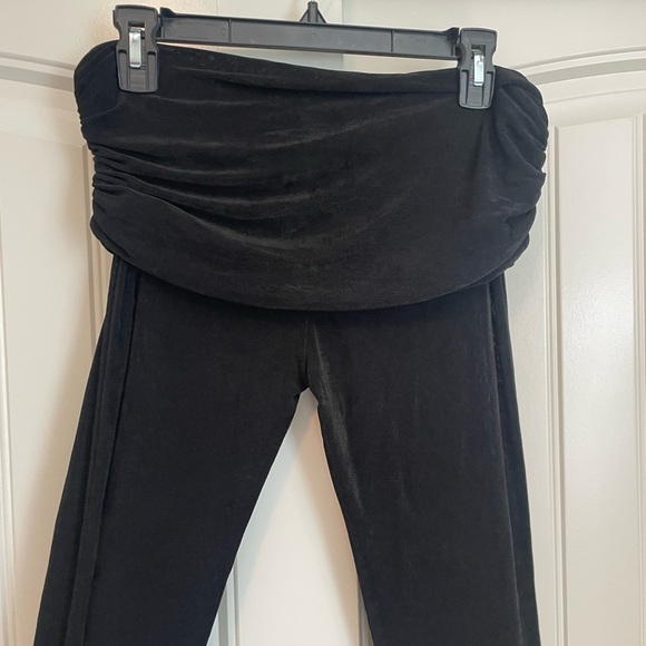 NWT Danielle Guizio Azia Pant fold over Y2K inspired flare pants size small - Picture 8 of 10